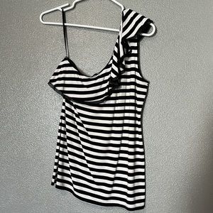 White House Black Market One Shoulder Blouse